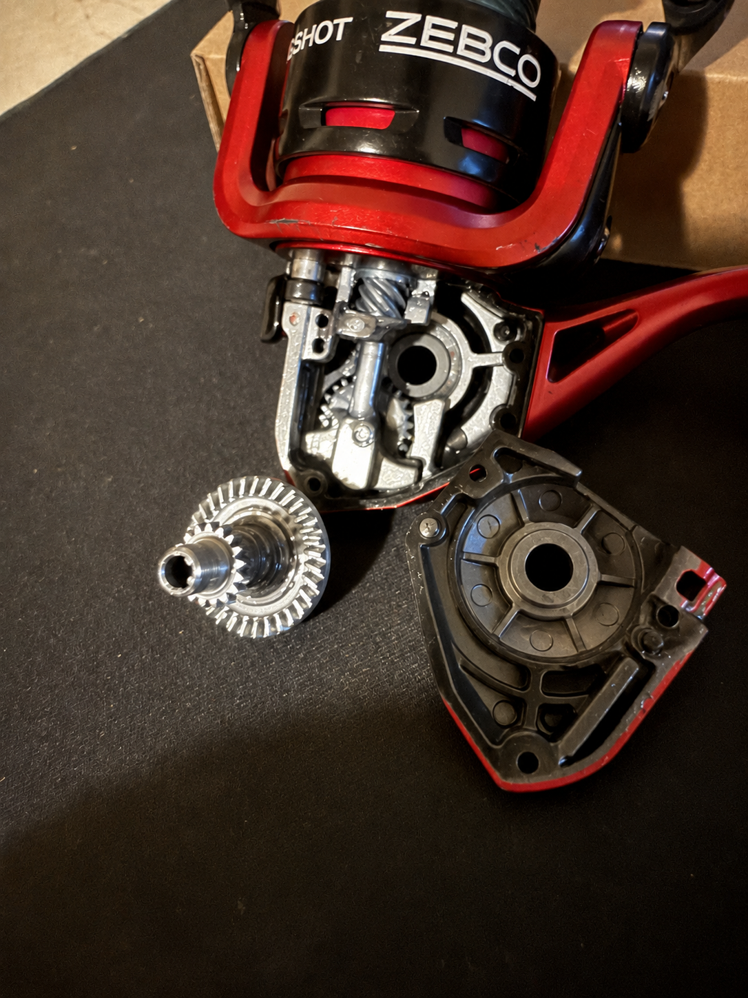 Restored baitcaster after restoration